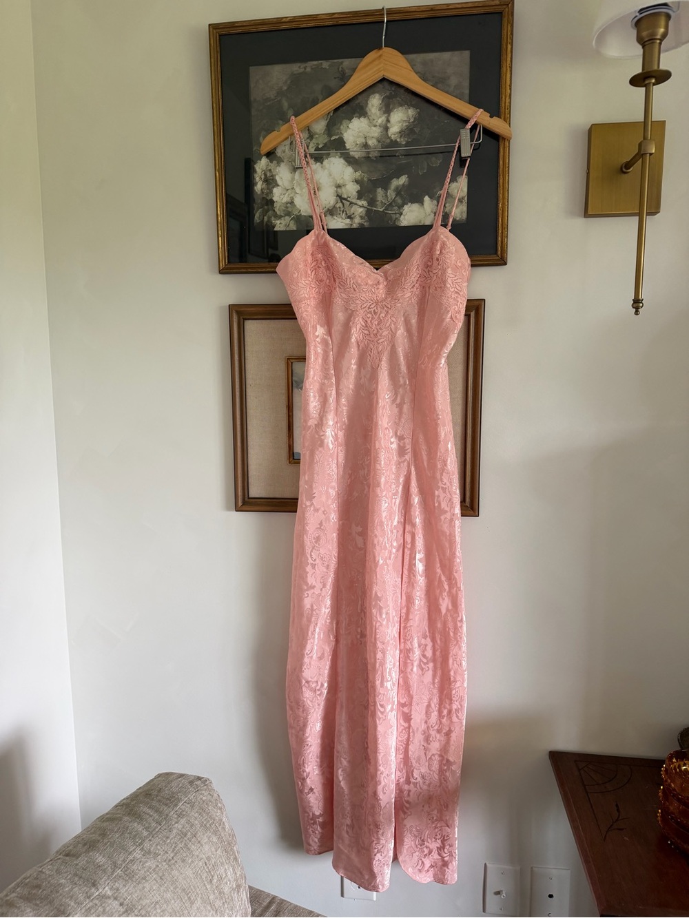 Vintage Victorias Secret 80s Slip Dress sz M